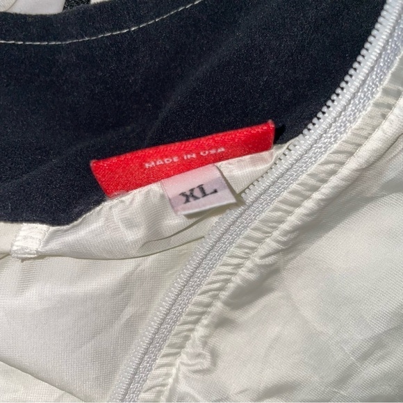 Capo Ultralight Cycling Jacket White with Black Trim Full Zip w/ Pocket Size XL - Picture 6 of 8